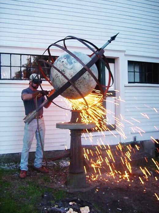 Gary Hume Designs, Metal Art, Garden Sculptures, Armillary Spheres